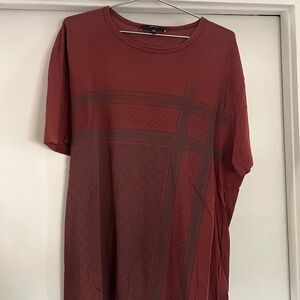 MENS XXL RED GUCCI T-SHIRT